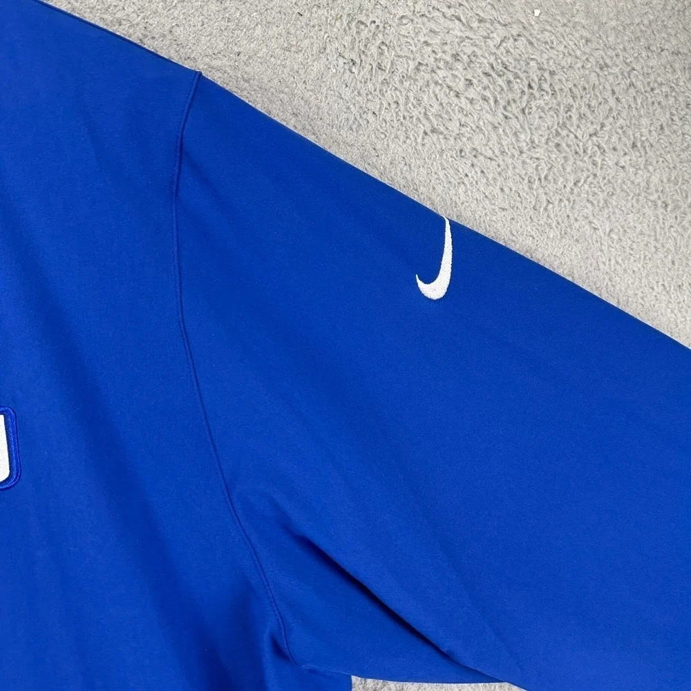 New York Giants Mens Full Zip Jacket XL Blue Long Sleeve Logo Football NFL Nike